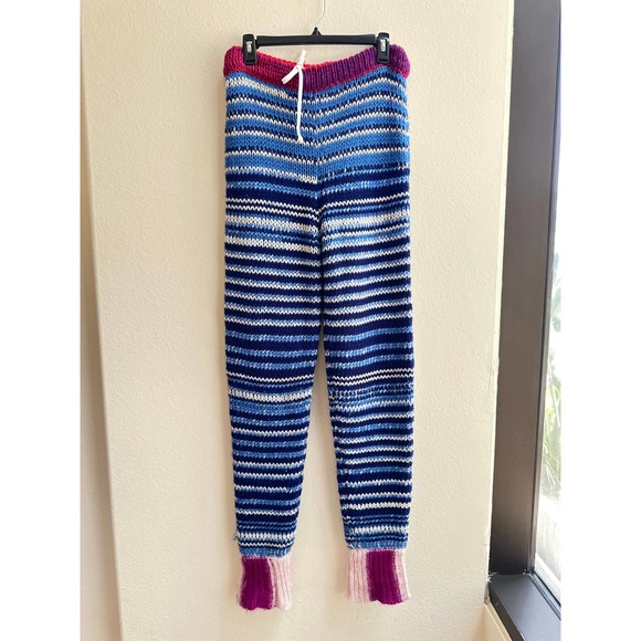RARE knit adjustable multicolor pant - Picture 1 of 6
